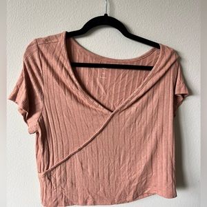 NWT SO brand crops front top